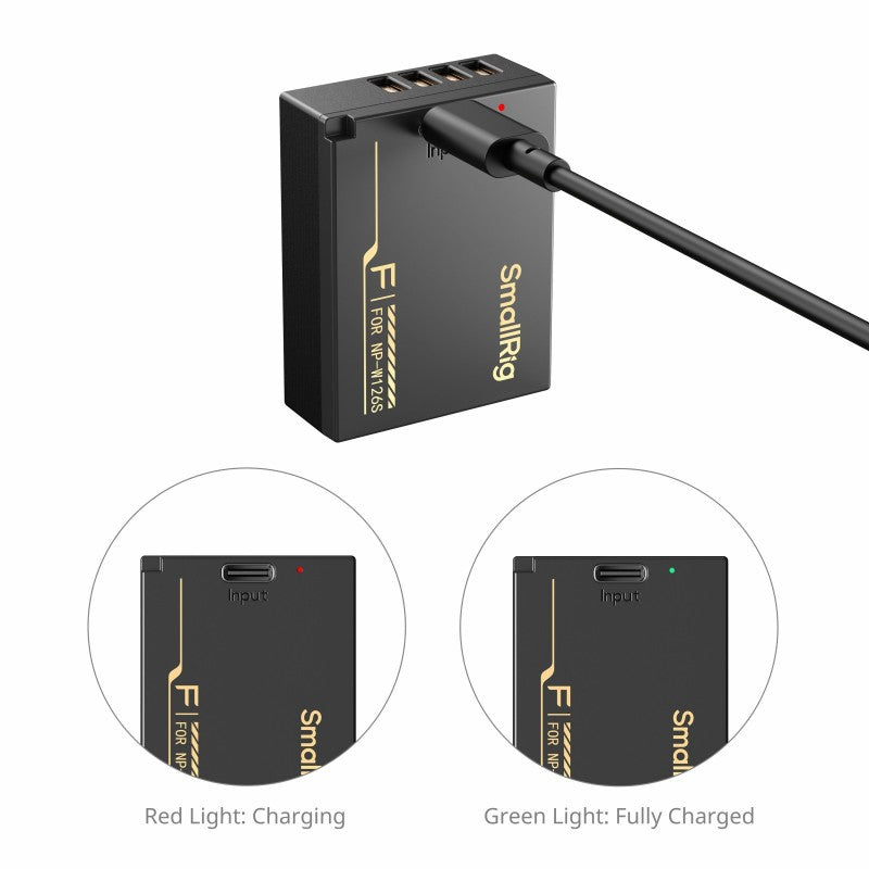 SmallRig 6099 Camera Battery with USB-C Charging for FUJIFILM NP-W126S