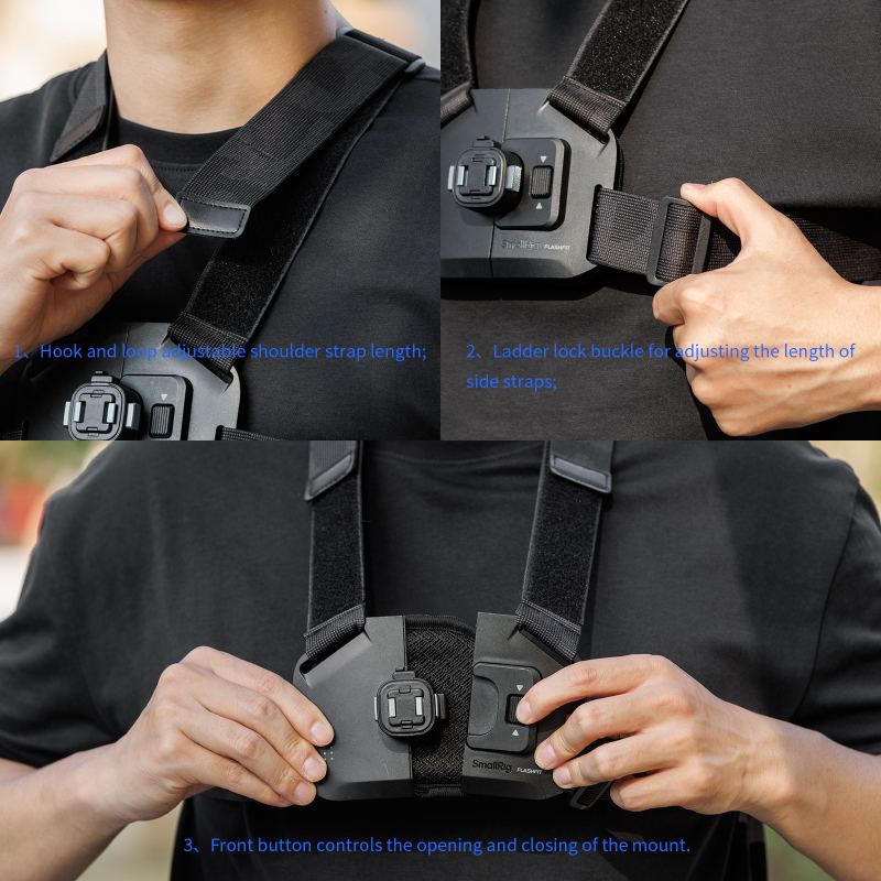 SmallRig Quick Release Chest Strap Mount für DJI Osmo Pocket 4/3 6050