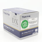 Tokina 10-17mm f/3.5-4.5 AT-X DX Fisheye Canon used