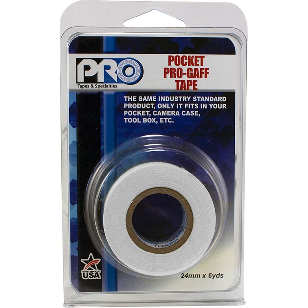 Pro Tapes Pro Gaff Pro Pocket 24mm x 5,4 m Weiß