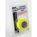 Pro Tapes Pro Gaff Pro Pocket 24mm x 5,4 m Fluoreszierendes Gelb