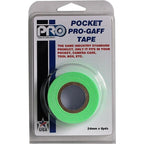 Pro Tapes Pro Gaff Pro Pocket 24mm x 5,4 m Fluoreszierendes Grün