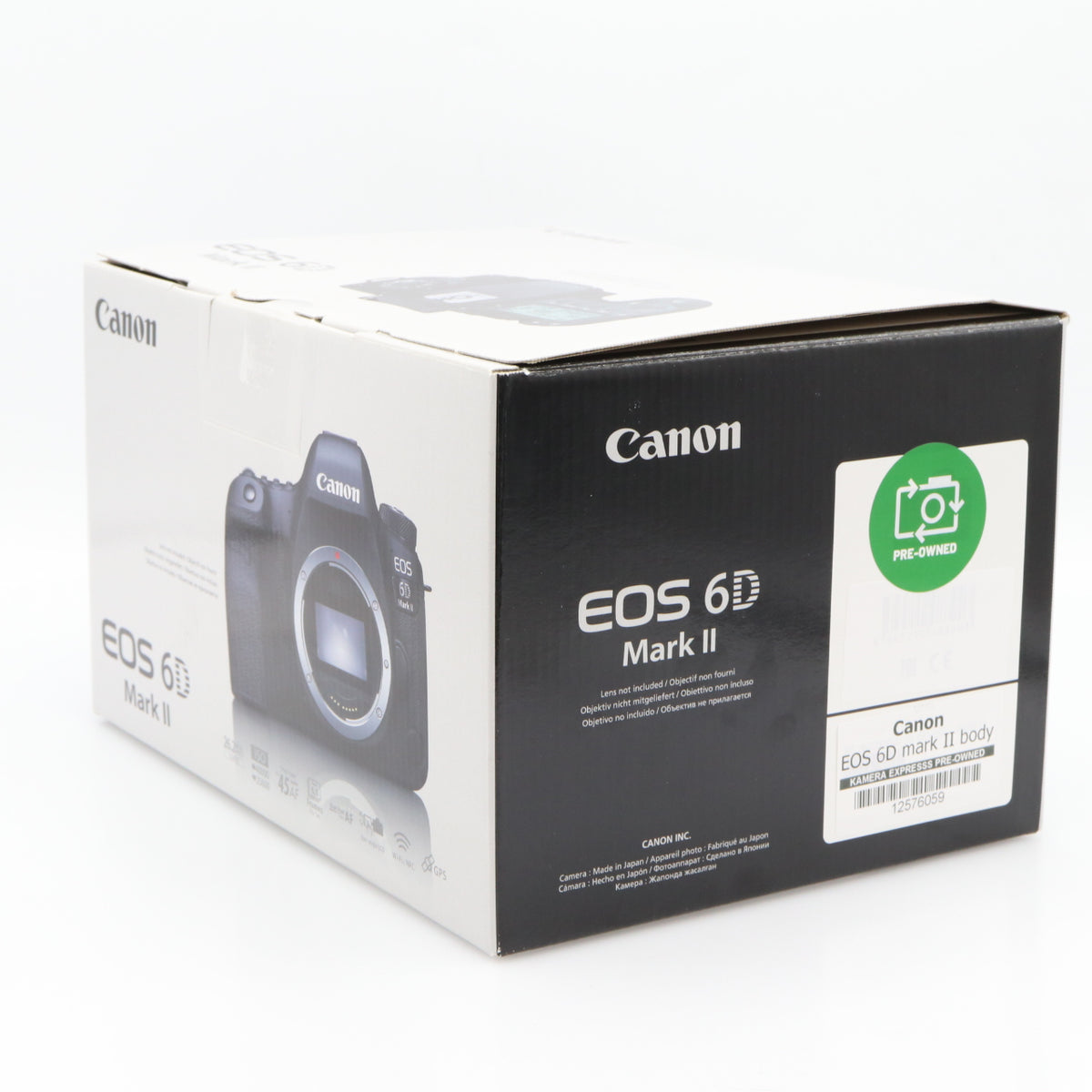 Canon EOS 6D mark II body used