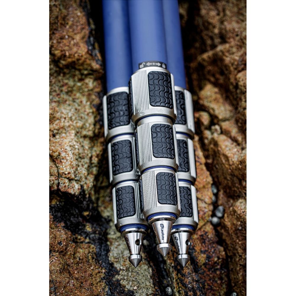 Leofoto Poseidon LP-324C+LH-40R, blue