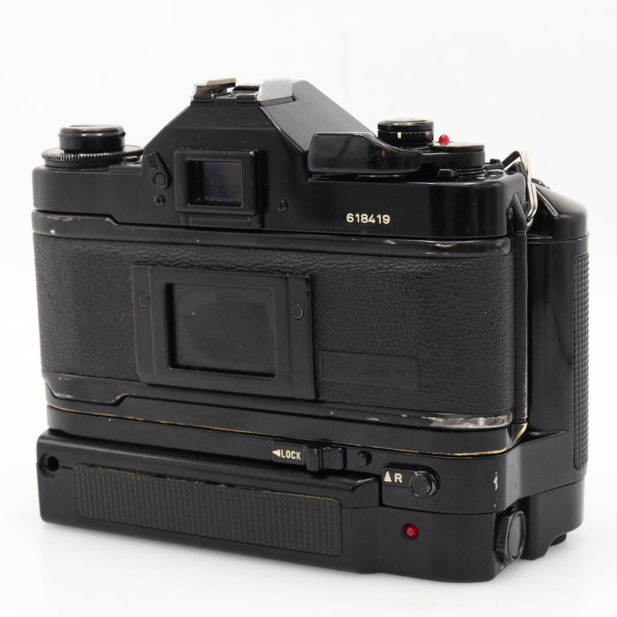 Canon A-1 body + motor-drive + FD 50mm F/1.8 used