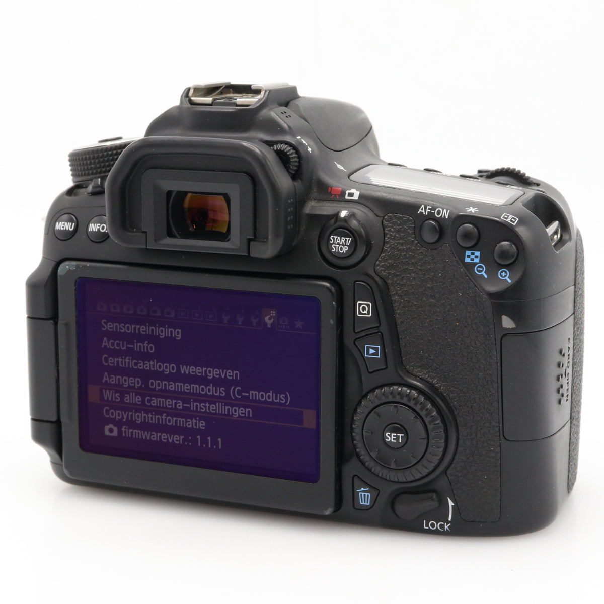 Canon EOS 70D body used