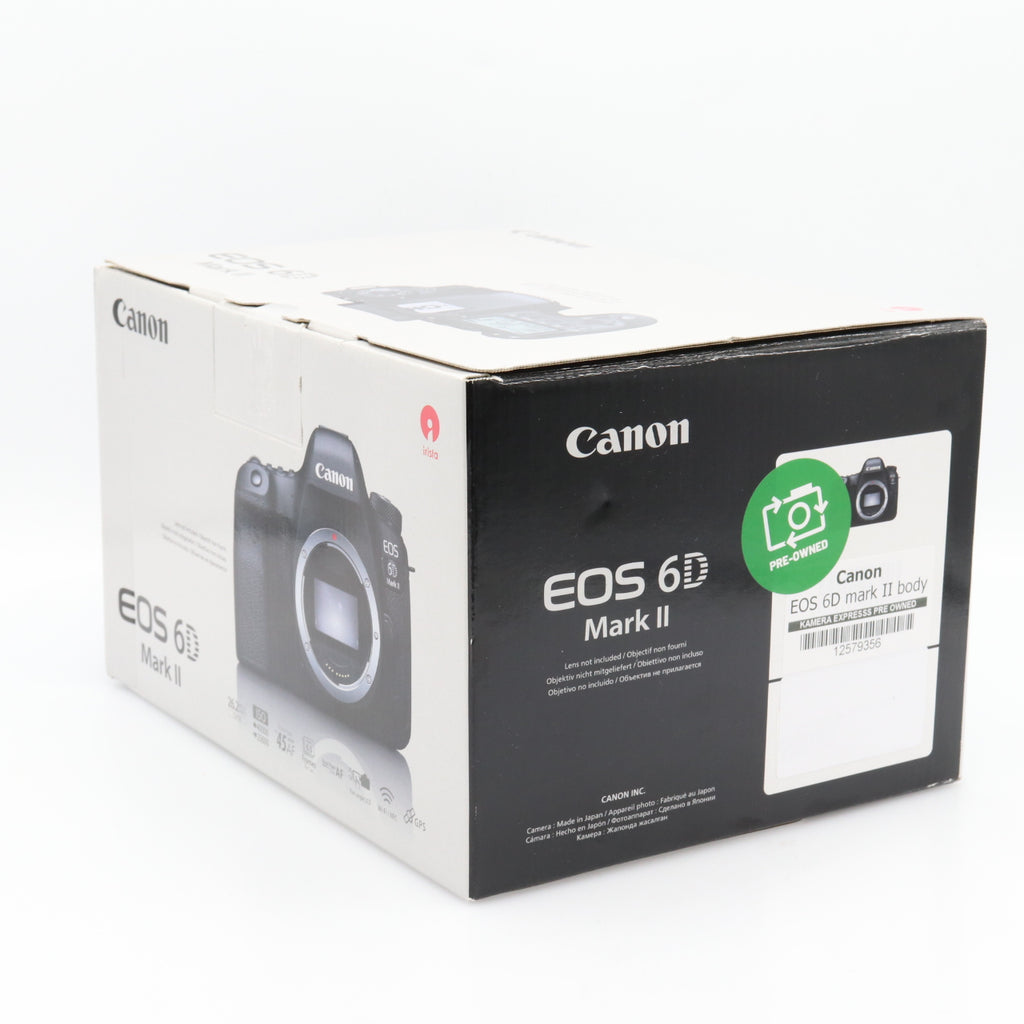 Canon EOS 6D mark II body used