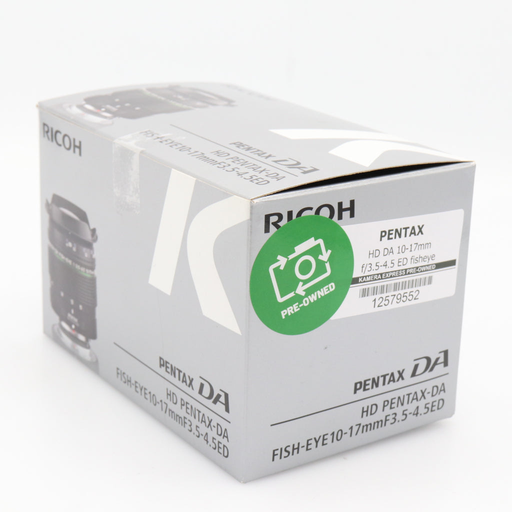 Pentax HD DA 10-17mm f/3.5-4.5 ED fisheye gebraucht