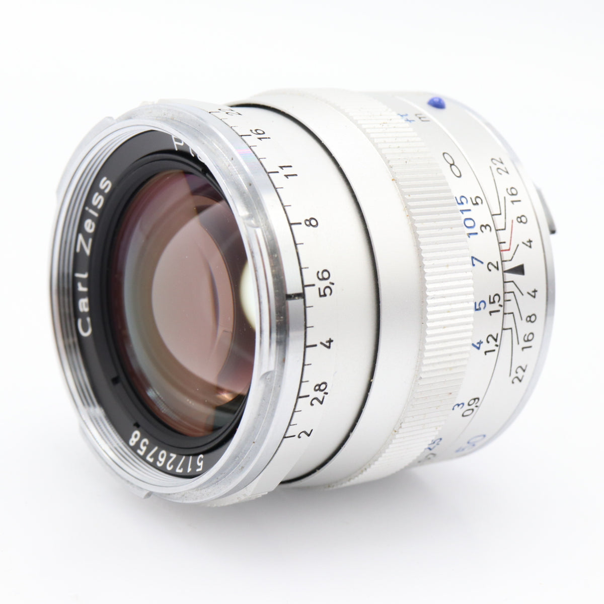 Zeiss 50mm f/2 Planar T* ZM silber gebraucht