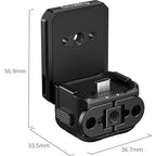 SmallRig 6359 Schnellwechsel-Rückplatten-Halterung (mit USB-C-Anschluss) für DJI Osmo Pocket 4 & 3