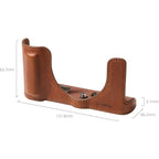 SmallRig 5699 Leder-Halbtasche für Panasonic LUMIX L10, braun