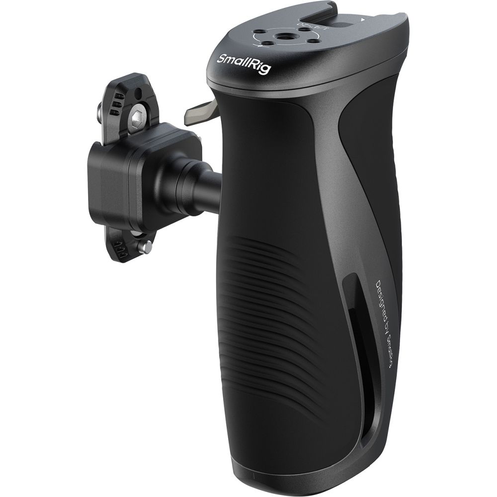SmallRig 6405 Drehbarer Seitengriff mit "HawkLock" H21 Schnellverschluss-NATO-Klemme