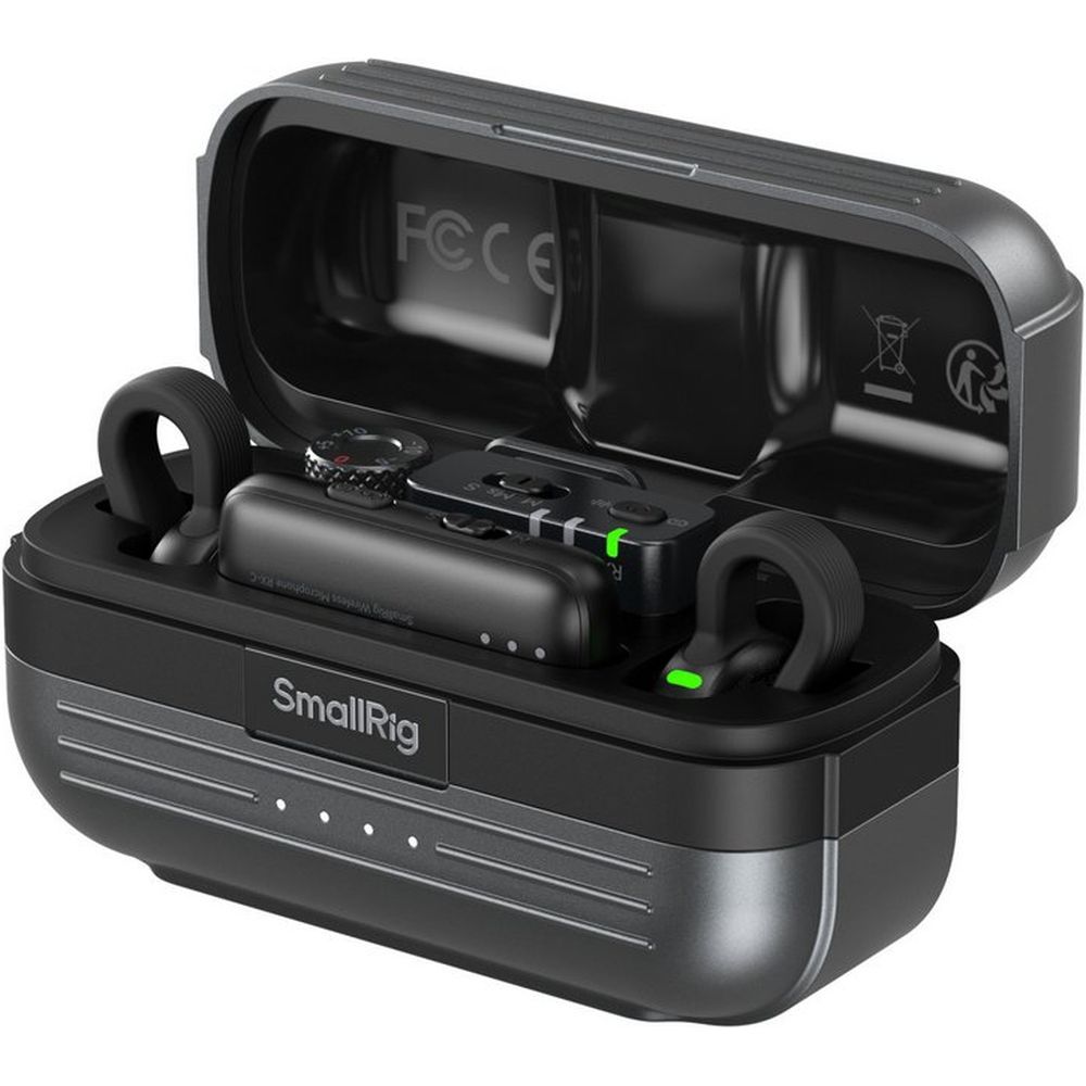 SmallRig 6526 S 70 Drahtloses Mikrofon mit Multi-Geräte-Kompatibilität, Schwarz