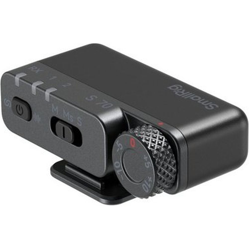 SmallRig 6526 S 70 Drahtloses Mikrofon mit Multi-Geräte-Kompatibilität, Schwarz
