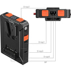 SmallRig 5653 Intelligente Energiemanagement-V-Mount-Akkuadapterplatte (Basisversion)