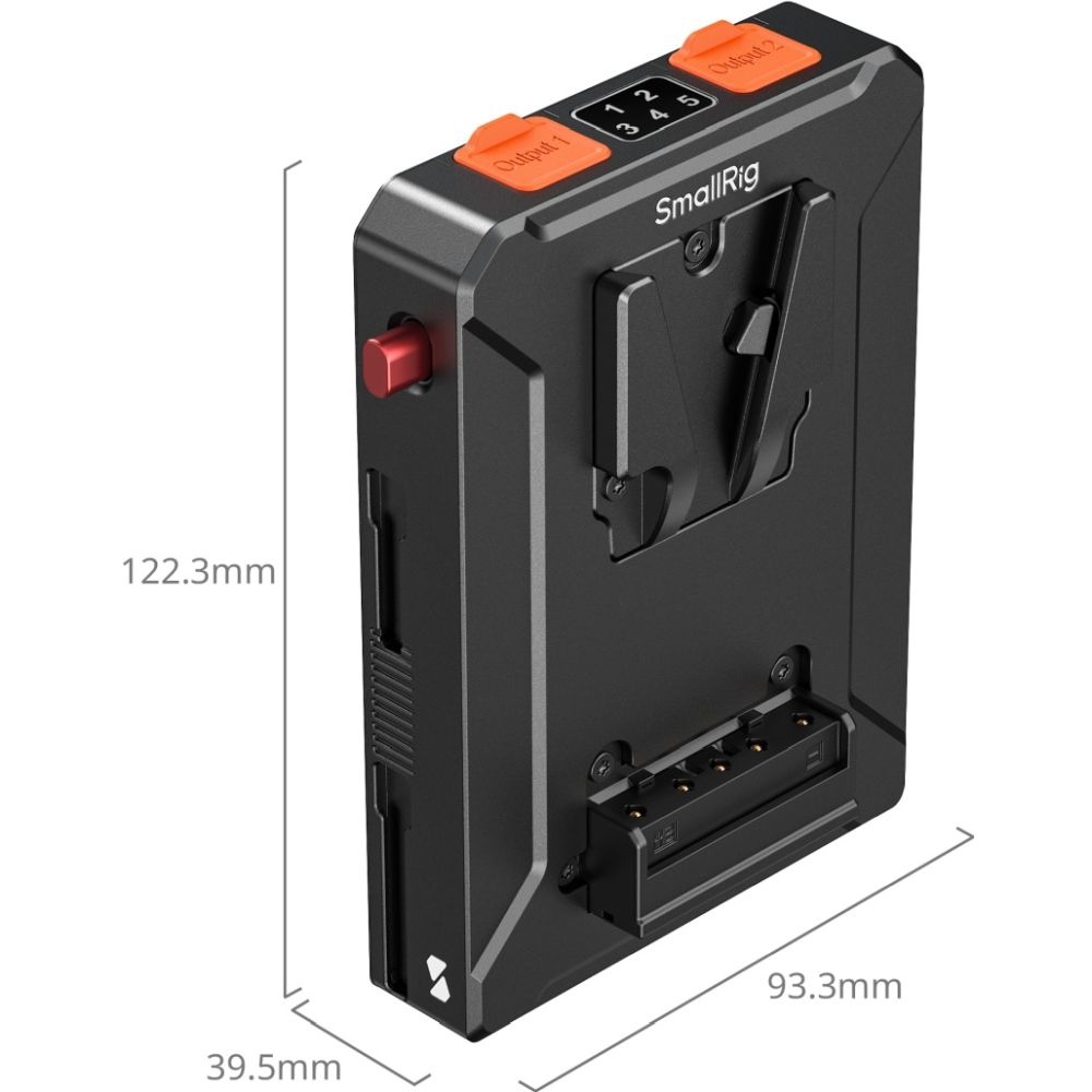 SmallRig 5653 Intelligente Energiemanagement-V-Mount-Akkuadapterplatte (Basisversion)