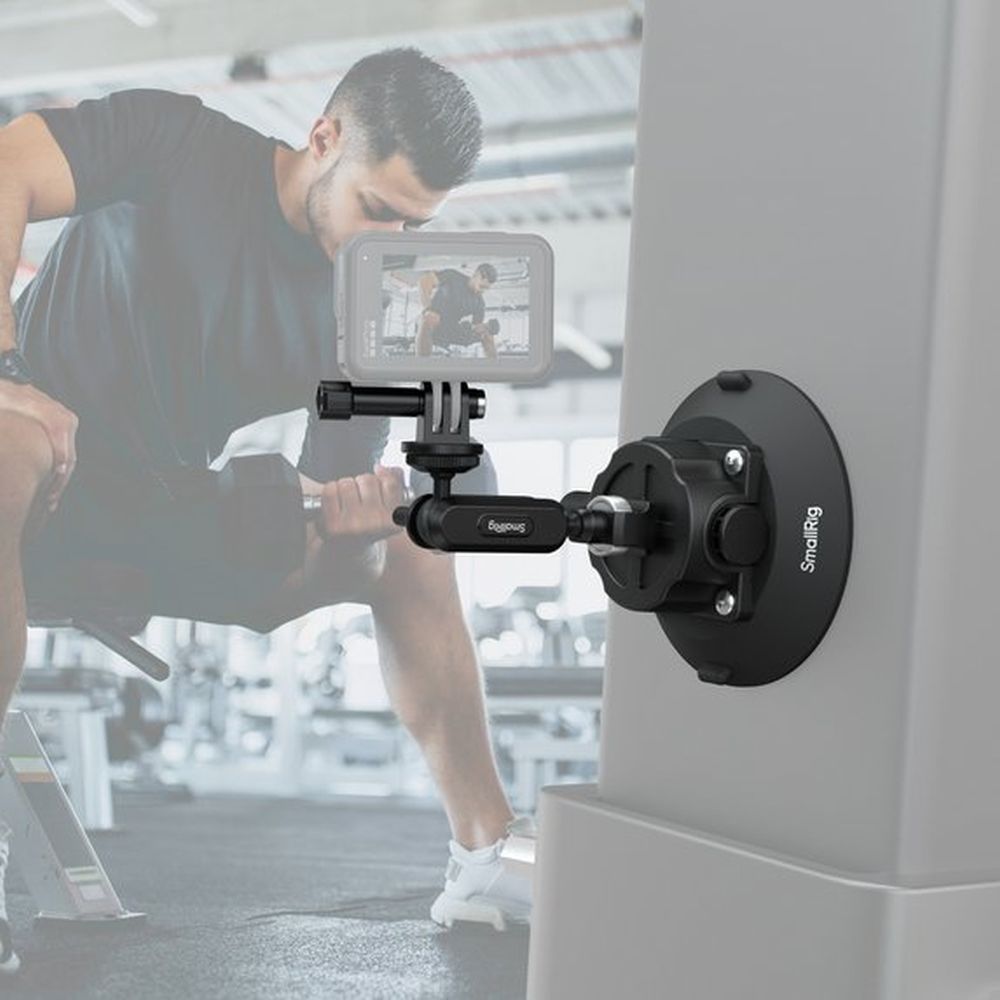 SmallRig 5855B 4,5" Saugnapfhalterung für Action-Kameras