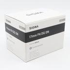 Sigma 17mm F/4 DG DN Contemporary Sony FE used