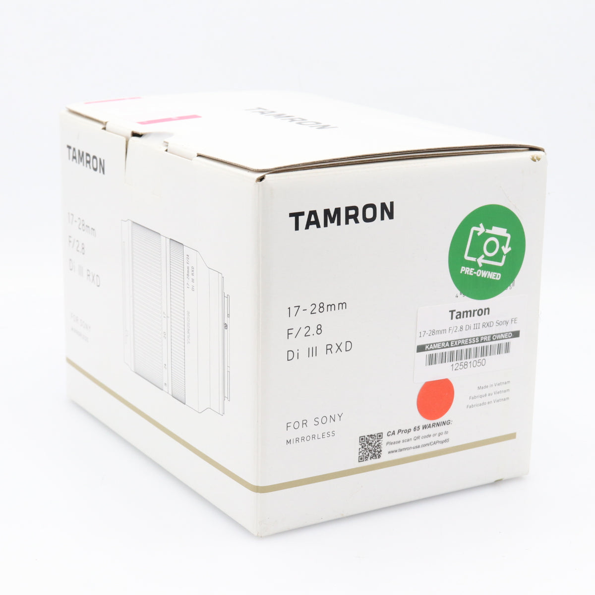 Tamron 17-28mm F/2.8 Di III RXD Sony FE gebraucht