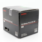 Sigma 10-20mm F/3.5 EX DC HSM Nikon gebraucht