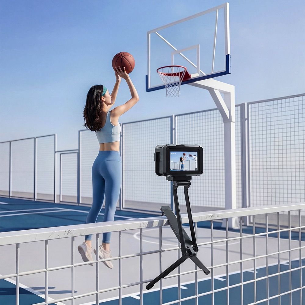 Ulanzi MA70 Magnetic Camera Stand (with Action 4 & 5 cameras)