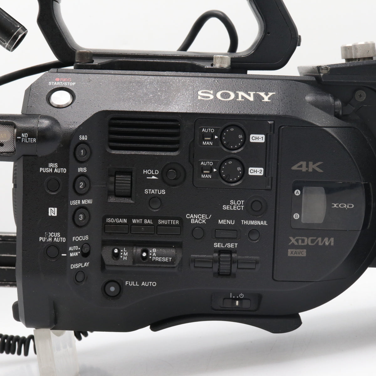 Sony PXW-FS7 body + XDCA-FS7 extension unit used