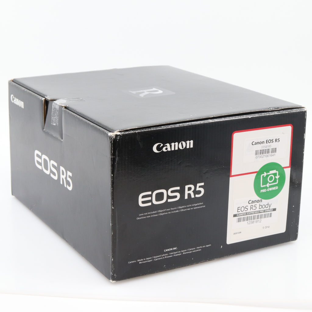 Canon EOS R5 body used
