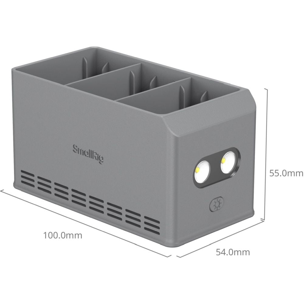 SmallRig 6502 100W Akkuladegerät für DJI Mini 5 / 4 / 3 Pro