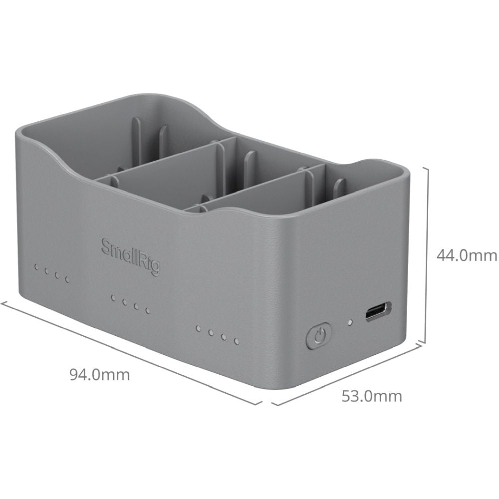 SmallRig 6501 65W Battery Charger for DJI Mini 5 / 4 / 3 Pro