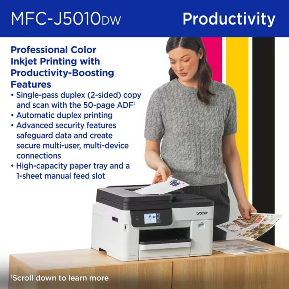 Brother MFC-J5010DW all-in-one colour inkjet printer