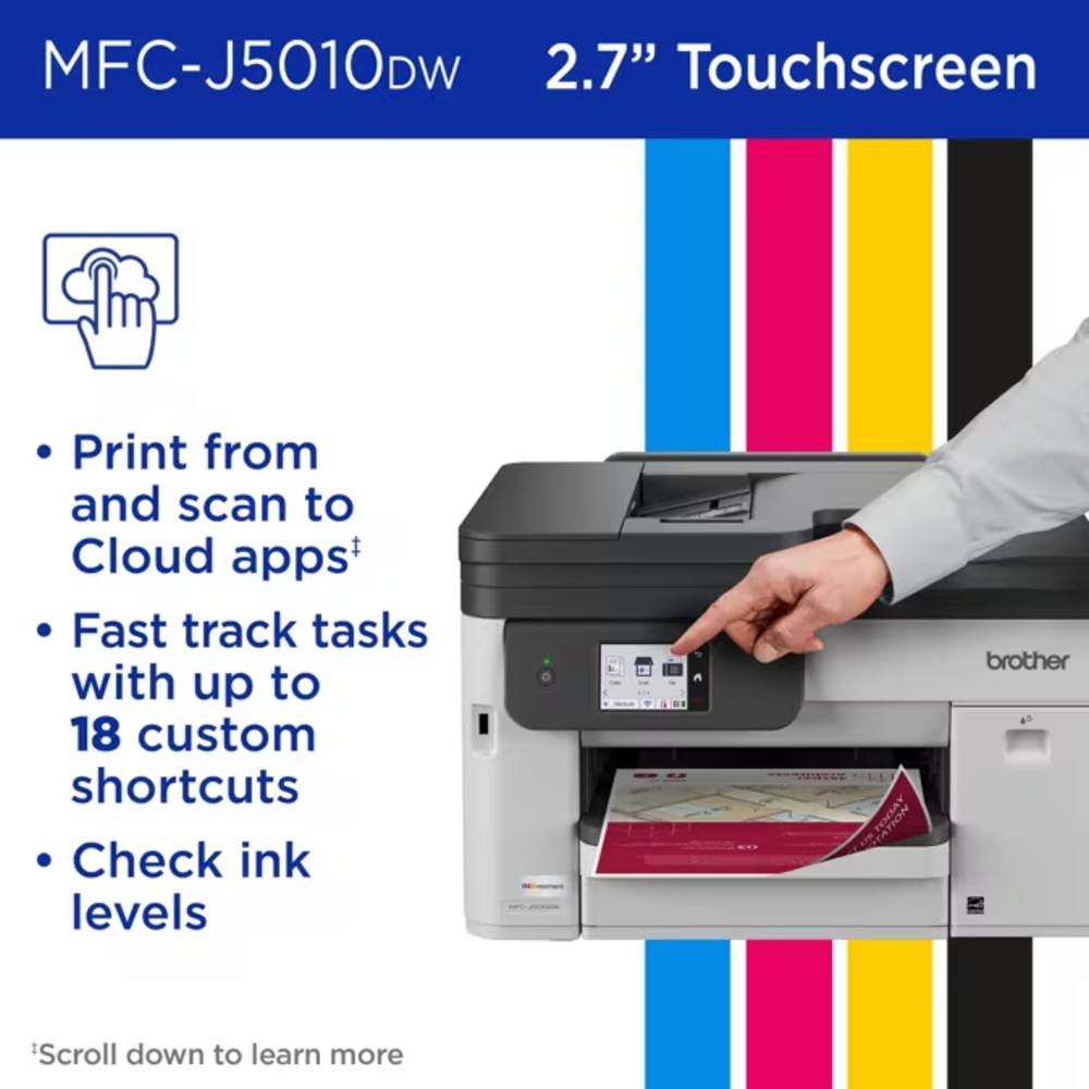 Brother MFC-J5010DW all-in-one colour inkjet printer