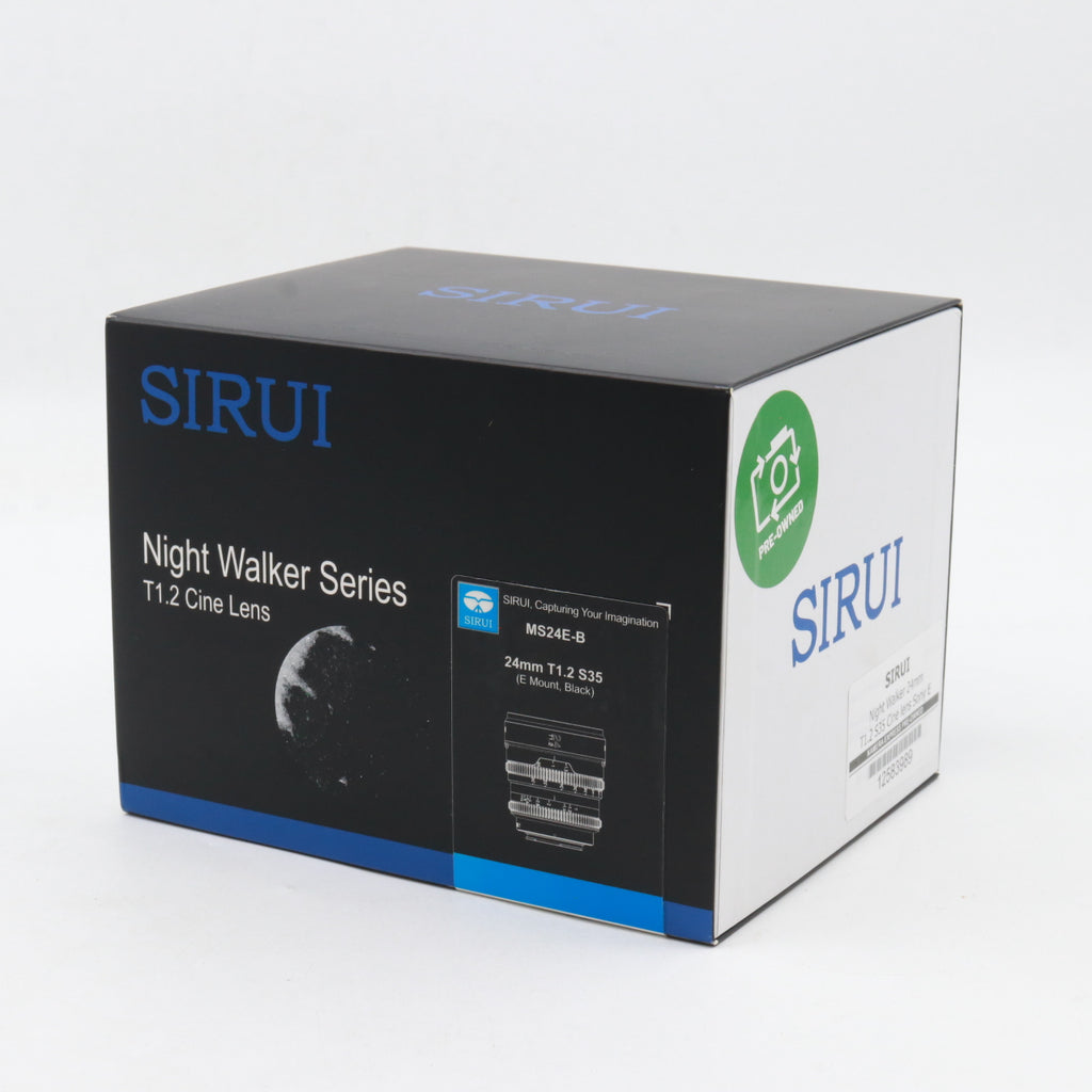Sirui Night Walker 24mm T1.2 S35 Cine lens Sony E gebraucht