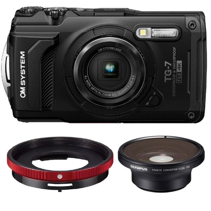 OM SYSTEM Tough TG-7 Fisheye Kit - Schwarz