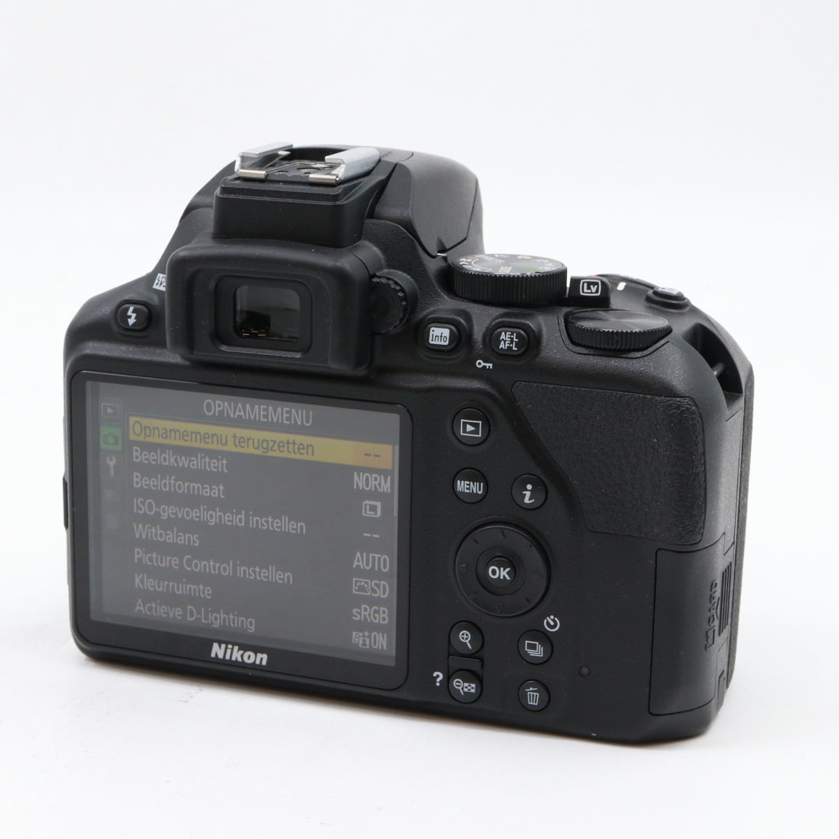 Nikon D3500 body used