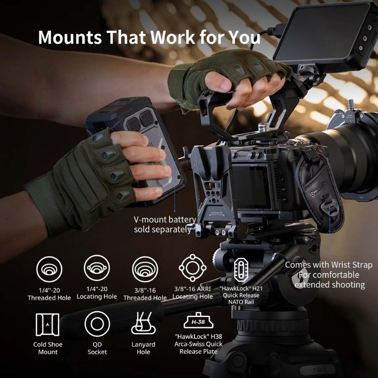 SmallRig 6776 "HawkLock" Cage for Sony FX5