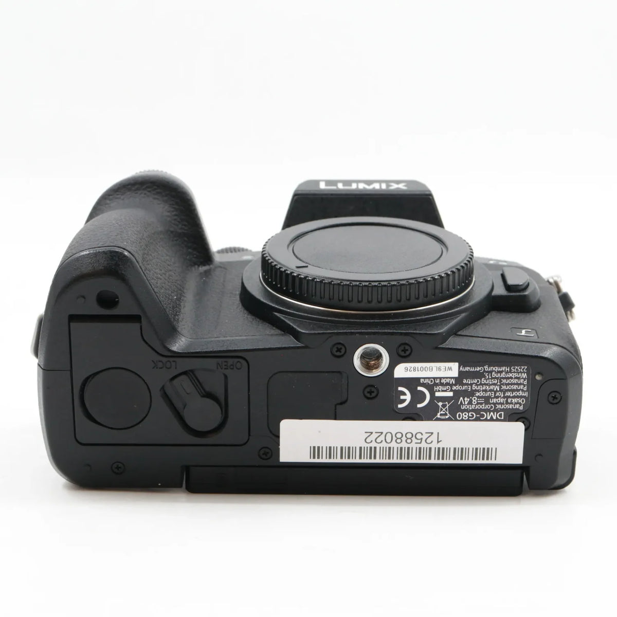 Panasonic Lumix DMC-G80 body used