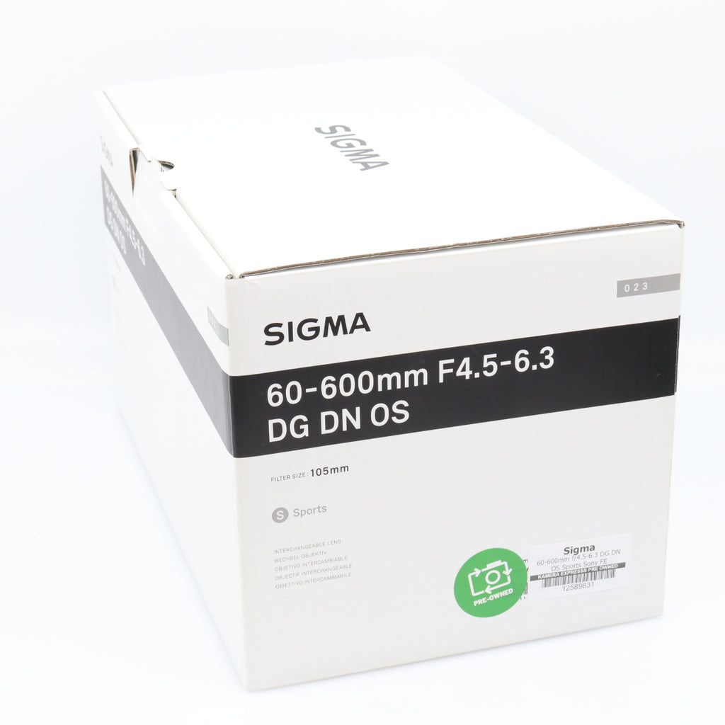 Sigma 60-600mm f/4.5-6.3 DG DN OS Sports Sony FE used