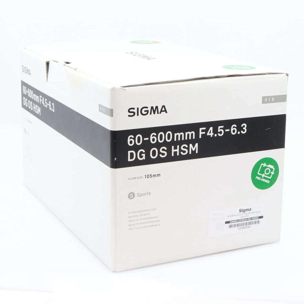 Sigma 60-600mm f/4.5-6.3 DG OS HSM Sports Canon EF gebraucht