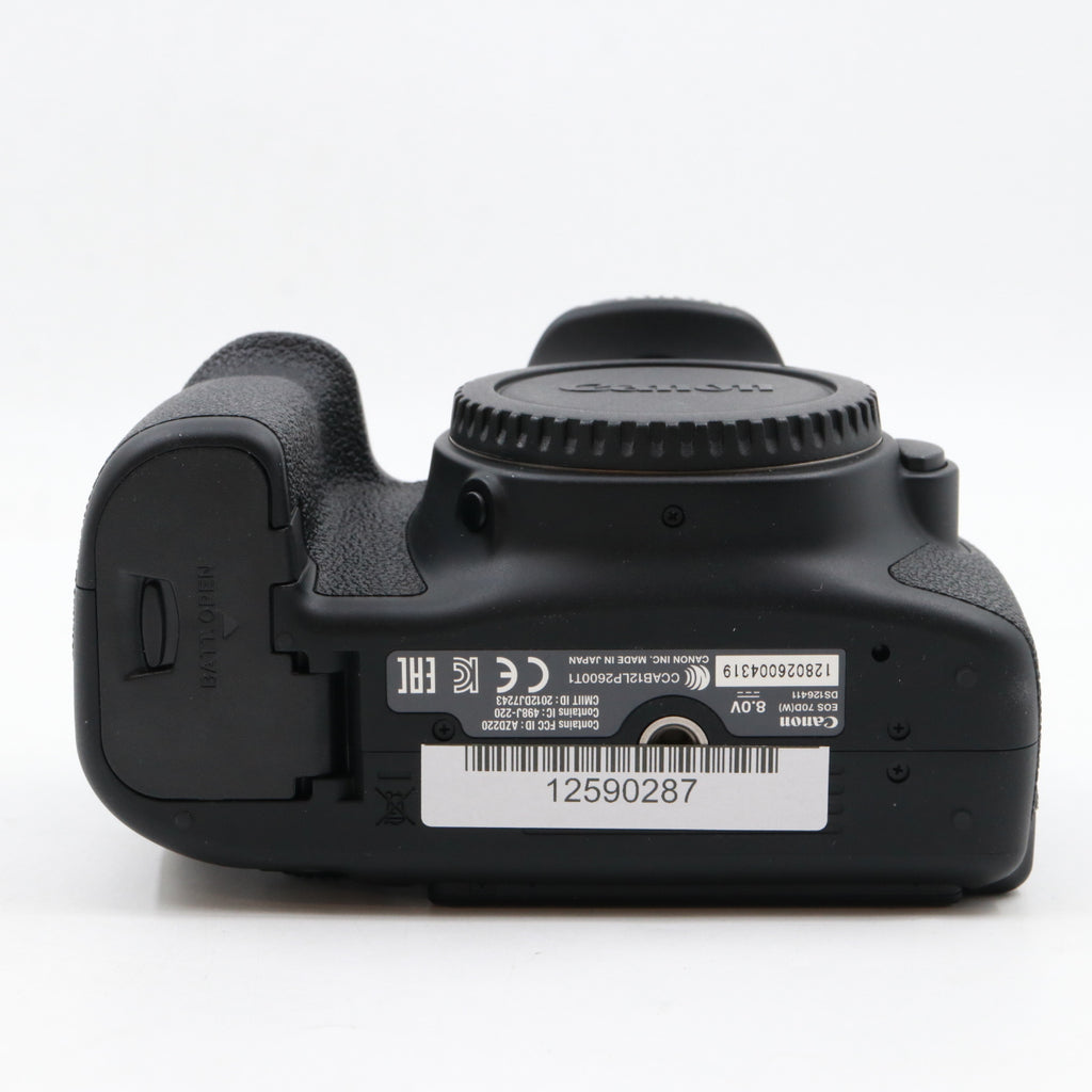 Canon EOS 70D body used