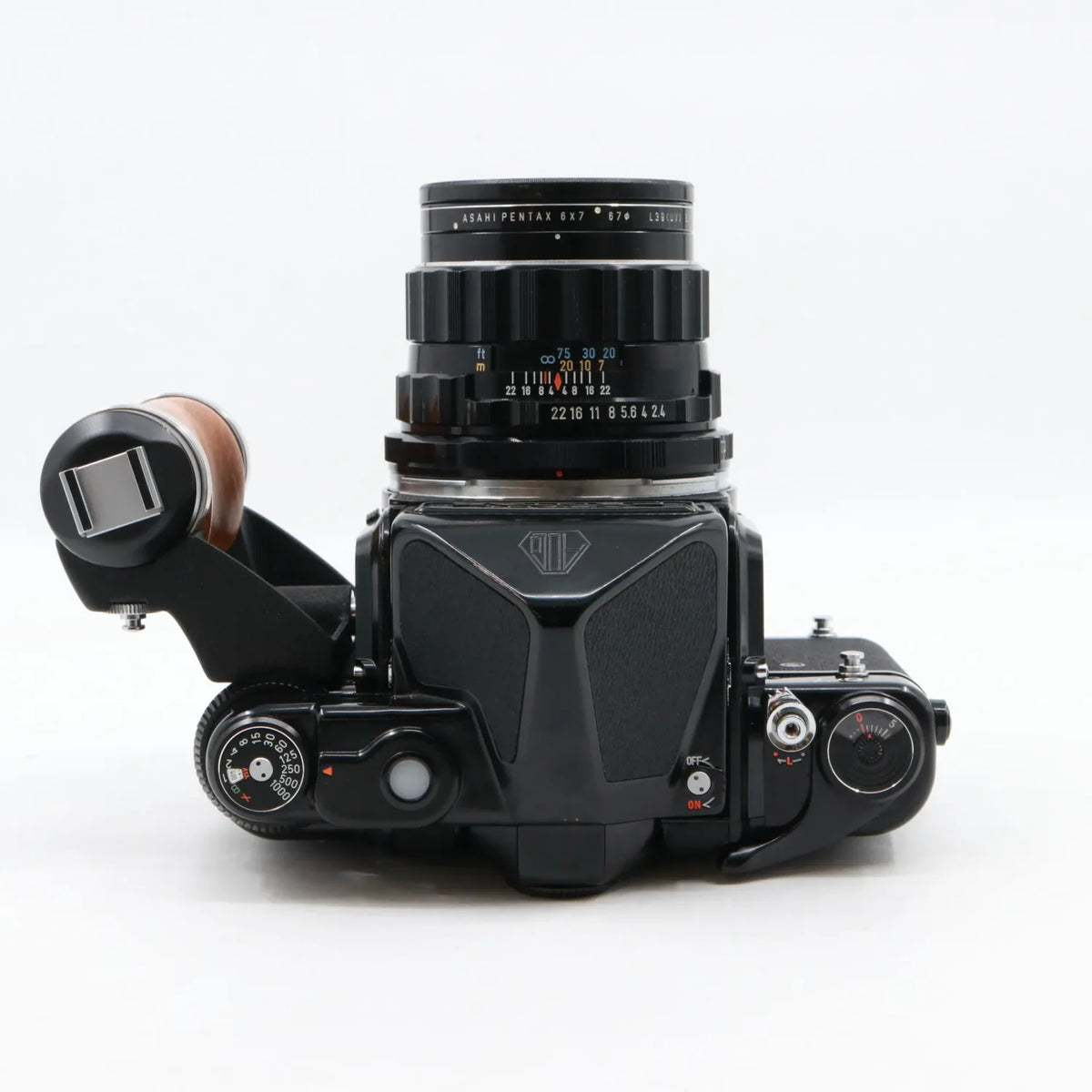 Pentax 6x7 body + SMC Takumar 105mm f/2.4 + handle gebraucht
