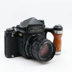 Pentax 6x7 body + SMC Takumar 105mm f/2.4 + handle gebraucht