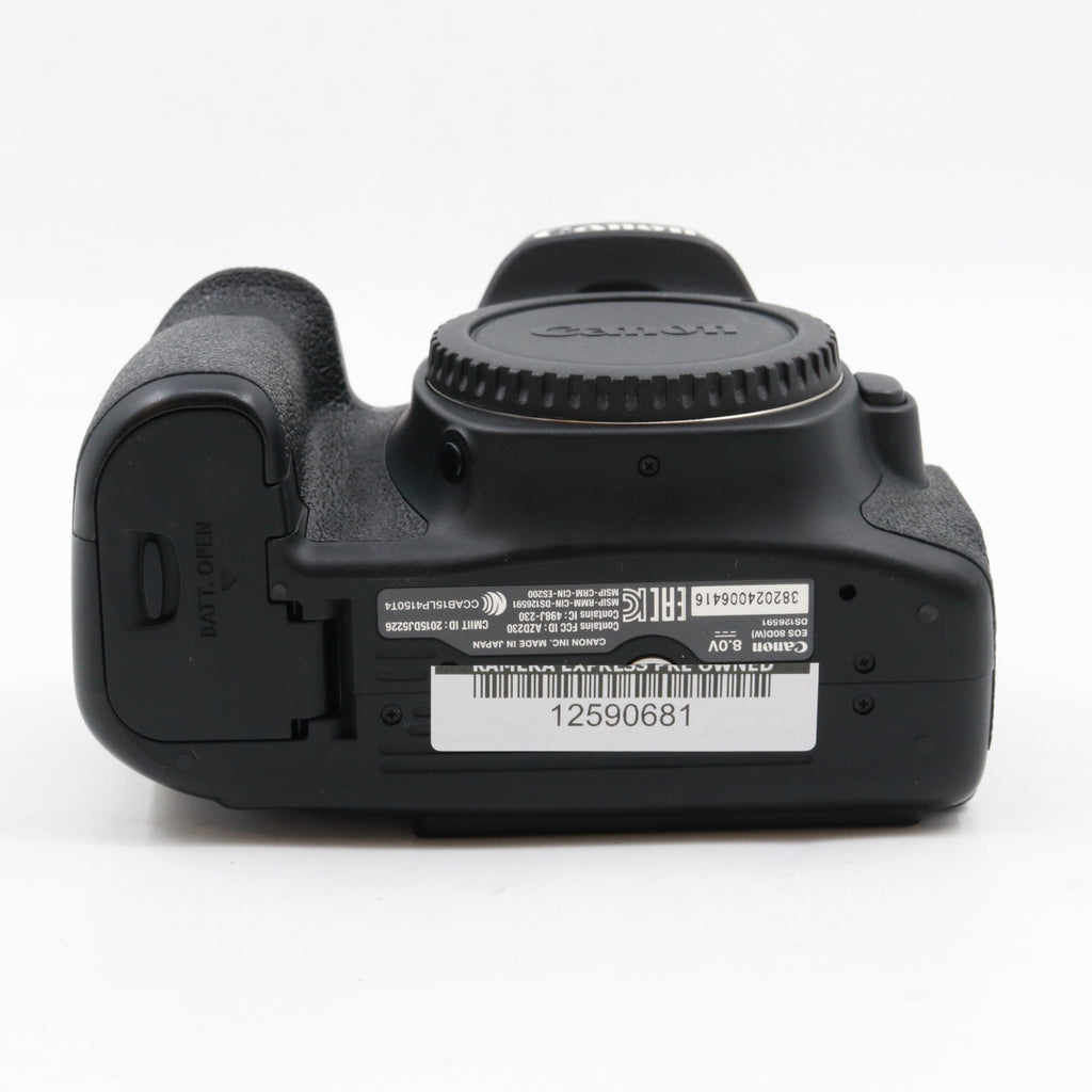 Canon EOS 80D body used