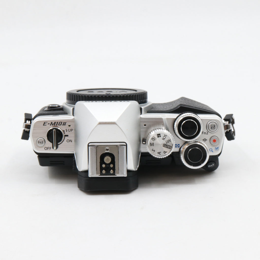 Olympus OM-D E-M10 mark II Gehäuse silber gebraucht
