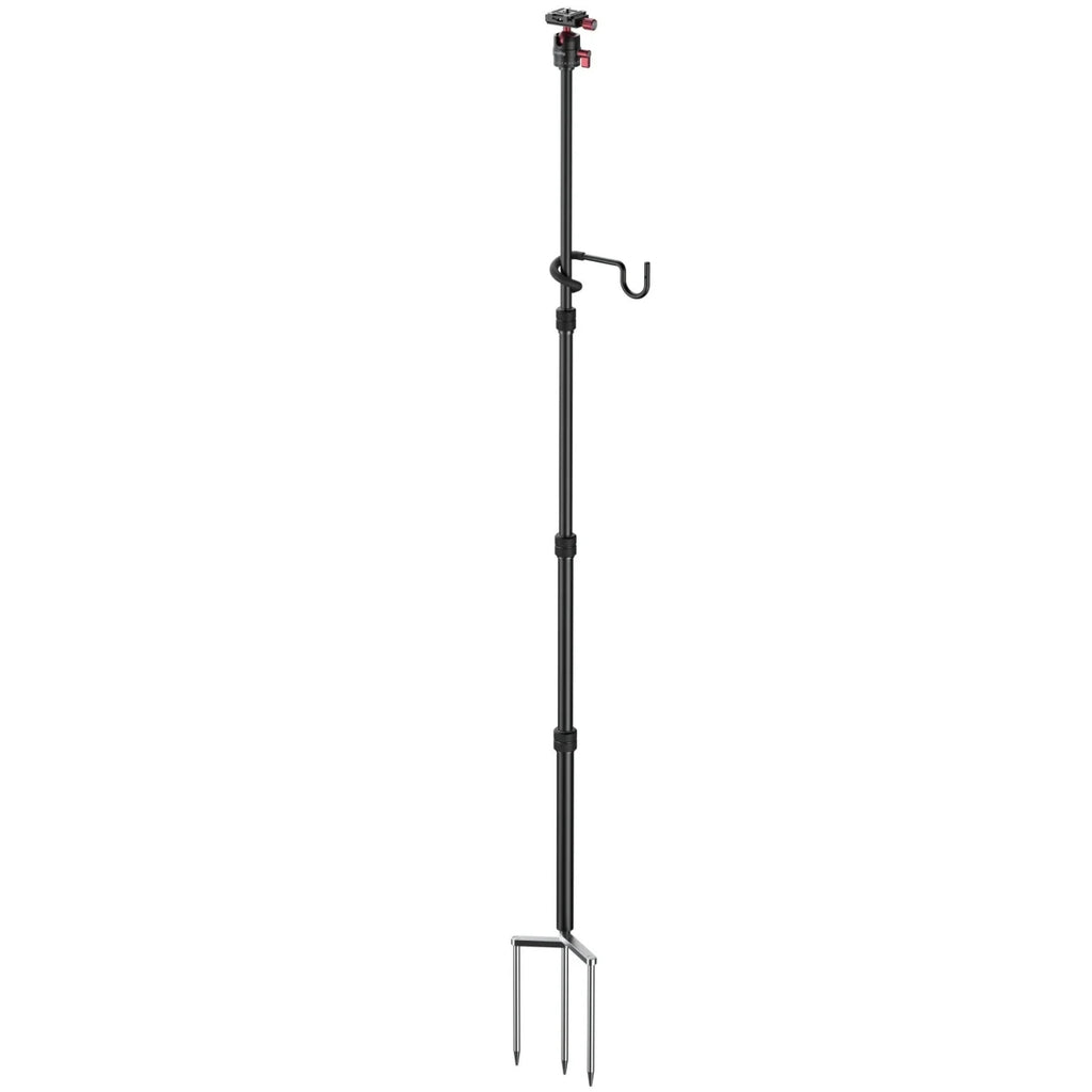 SmallRig 6397 Monopod with Triple Ground Spikes and Ball Head