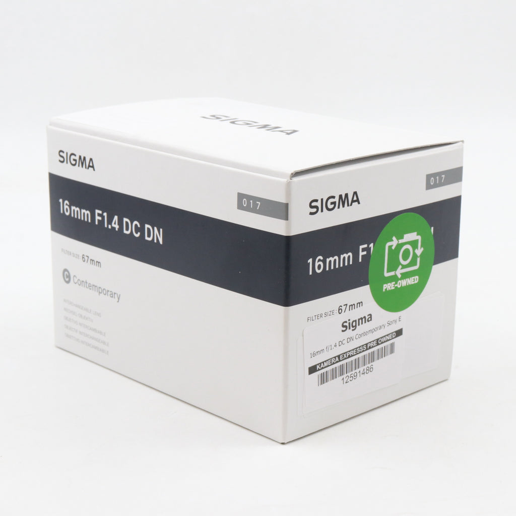 Sigma 16mm f/1.4 DC DN Contemporary Sony E gebraucht