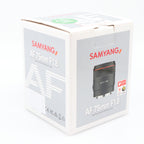 Samyang 75mm F/1.8 AF Sony FE used