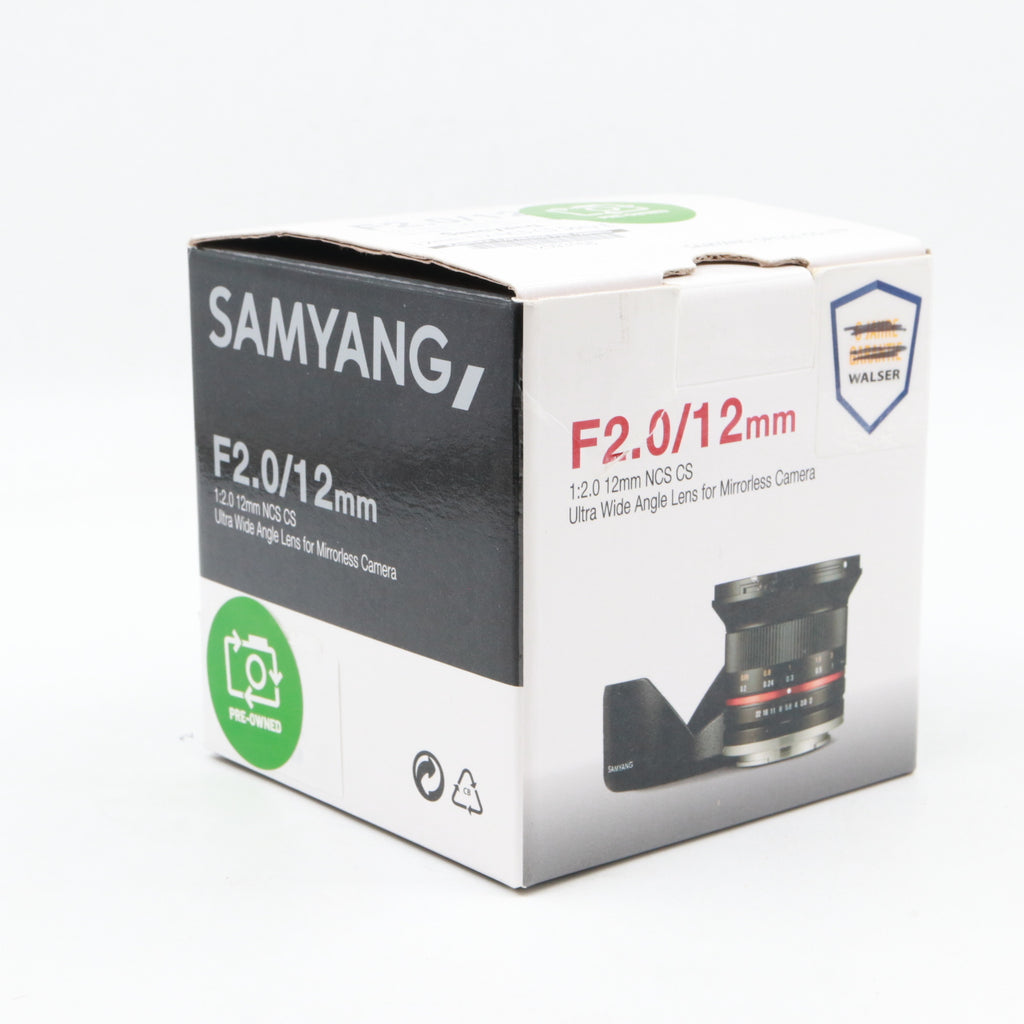 Samyang 12mm f/2 NCS CS Sony E gebraucht