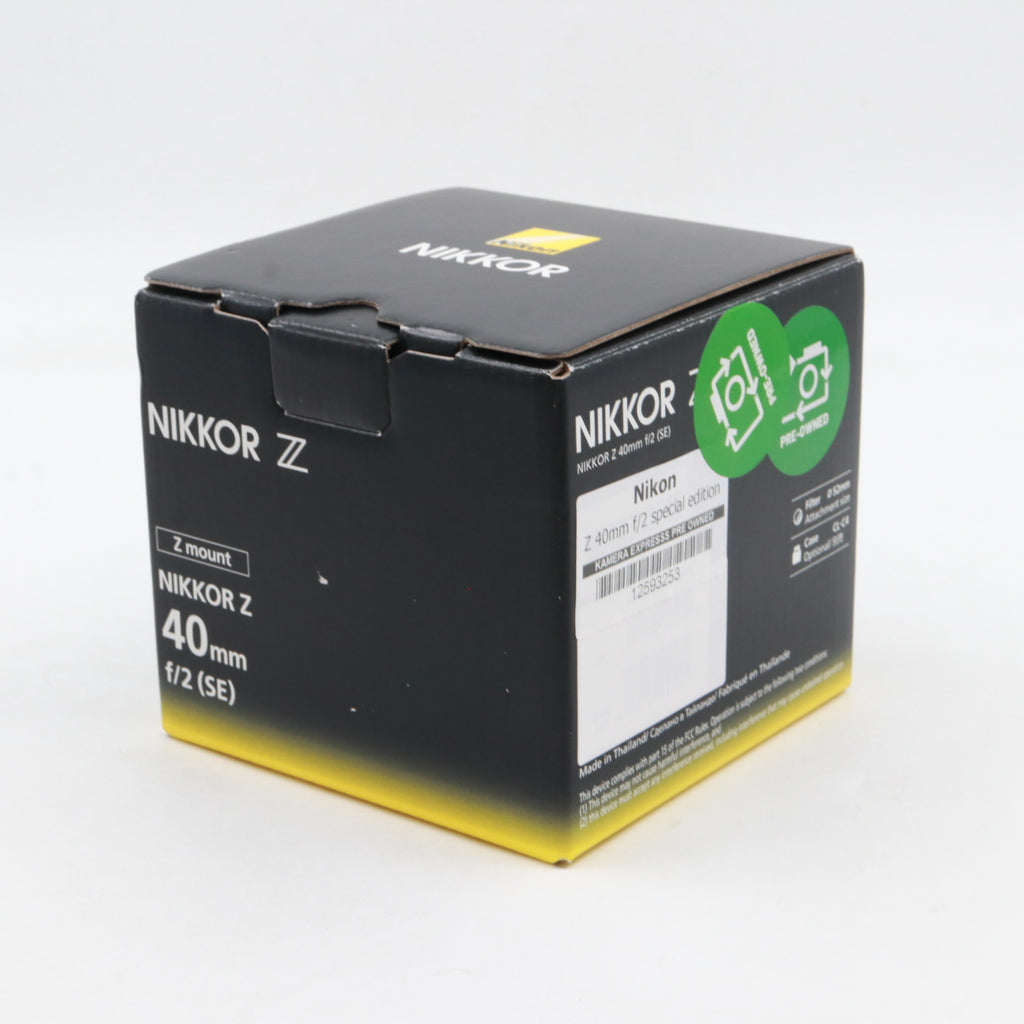 Nikon Z 40mm f/2 Sonderedition gebraucht