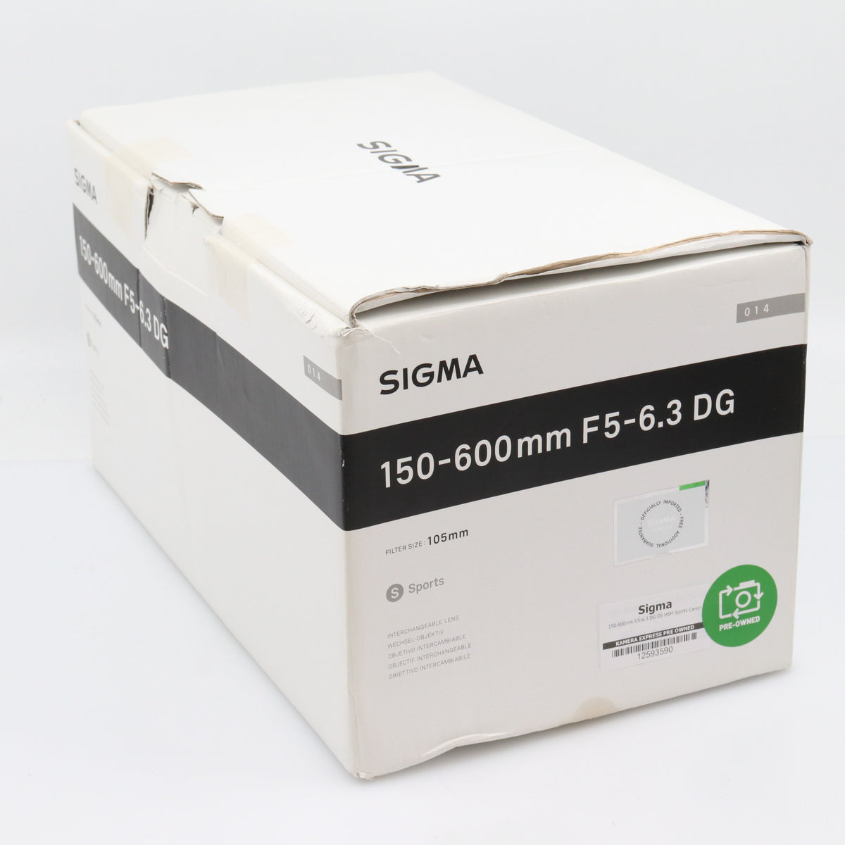 Sigma 150-600mm f/5-6.3 DG OS HSM Sports Canon gebraucht