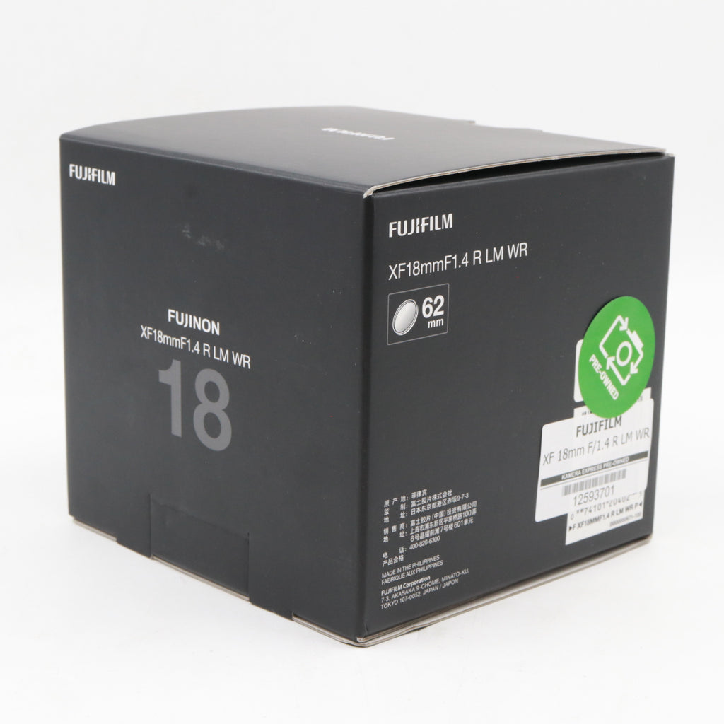 Fujifilm XF 18mm F/1.4 R LM WR gebraucht
